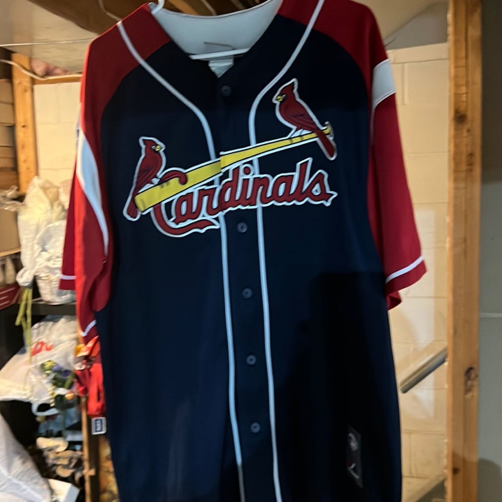 Brand st.Louis cardinals baseball jersey large majestic